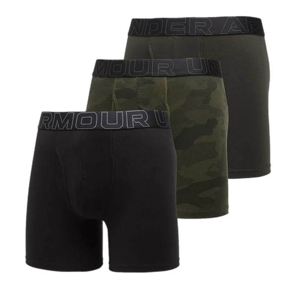 Трусы (3 шт) UA PERFORMANCE COTTON - PRINT 6" 3PK 1383890-392