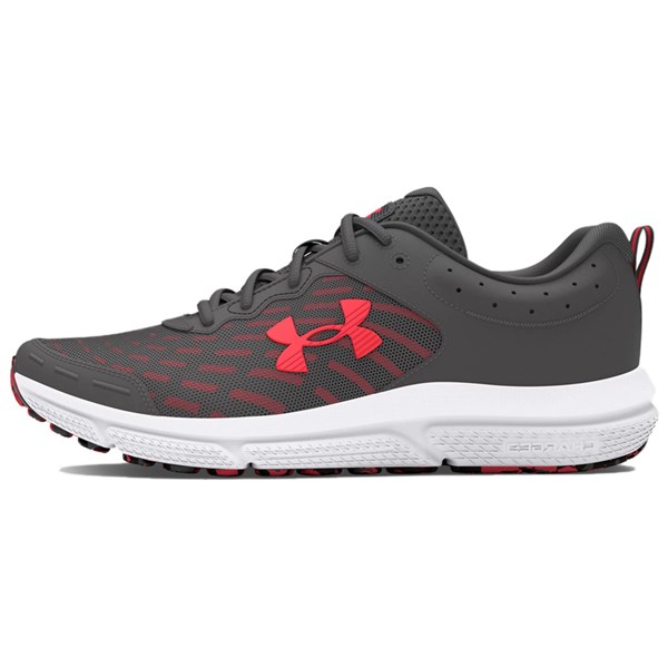 Under Armour Charged Assert 10 Support Low Top Running Shoes Men's Gray 3026175-109