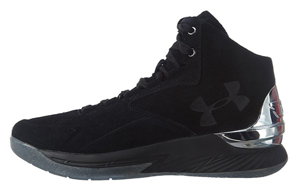 Under Armour Curry 1 Lux Mid Sde Black/Metallic Silver Black 1296617-001