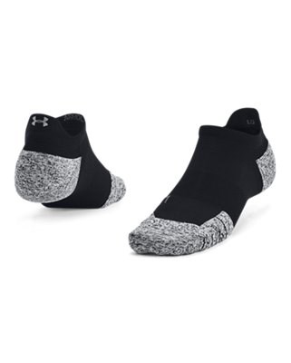 UA ArmourDry™ Run CushionUnisex No Show Tab Socks 1376075-001