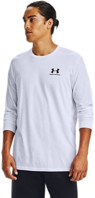 UA Left ChestLong Sleeve 1329585-100