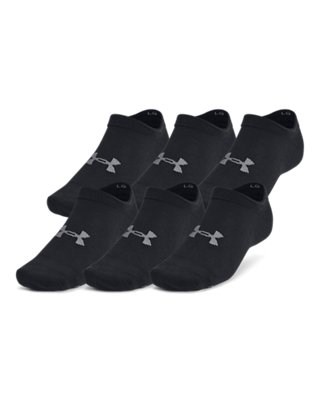 UA EssentialUnisex 6-Pack No-Show Socks 1382611-001