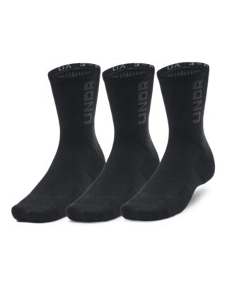 UA 3-MakerUnisex 3-Pack Mid-Crew Socks 1373084-001