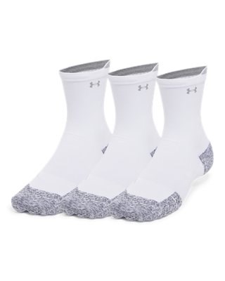 UA ArmourDry® Run CushionUnisex 3-Pack Mid-Crew Socks 1387043-101