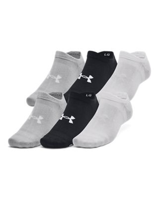 UA EssentialUnisex 6-Pack No-Show Socks 1382611-002