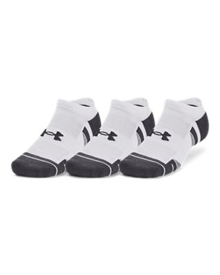 UA Performance TechUnisex 3-Pack No Show Socks 1379503-100