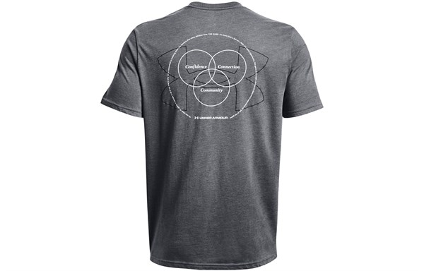 Under Armour T-Shirts Men Gray 1379546-012