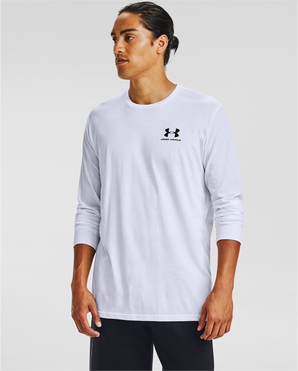 Under Armour Лонгслив Sportstyle Left Chest Long Sleeve Tee 1329585-100-lst