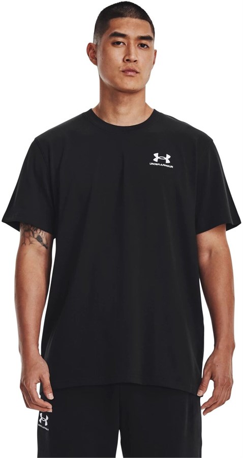 Under Armour Футболка Ua Logo Emb Heavyweight Ss-Blk 1373997-001-lst