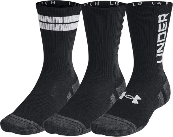 Under Armour Носки (3 пары) UA Perf Tech Nov 3pk Crew 1379515-101-lst