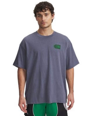 UA Heavyweight Hoops CourtsideShort Sleeve 1390191-044