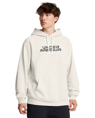 UA Rival Fleece Textured GlitchHoodie 1389428-110