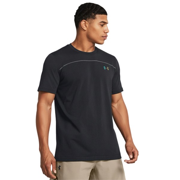 Футболка UA Rush Seamless Wordmark  1382799-001-1
