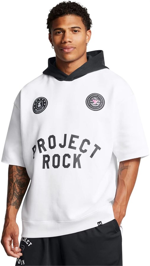 Under Armour Худи с коротким рукавом Pjt Rck Icon Flc Ss Hdy Boh 1386886-100-lst