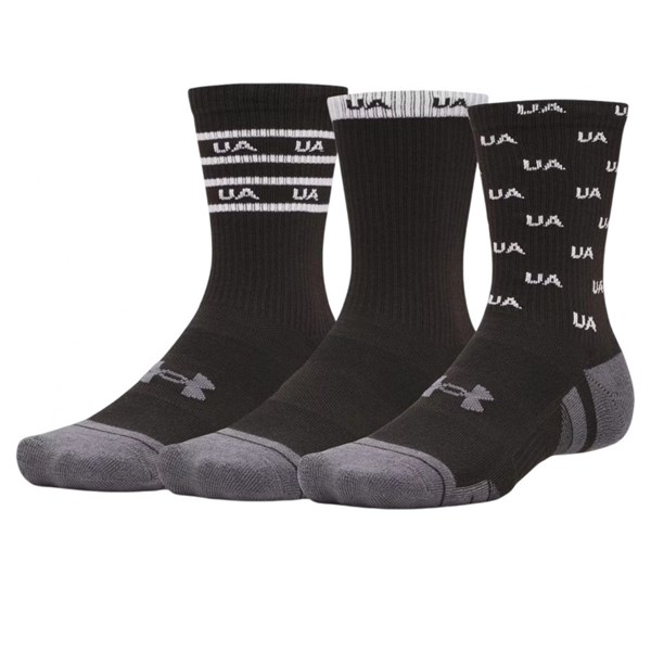 Носки (3 пары) UA Perf Tech Nov 3pk Crew 1379515-004-1
