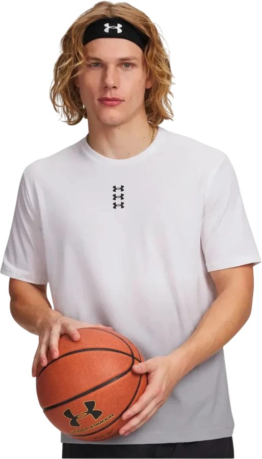 Under Armour Футболка UA M HOOPS TRIPLE LOGO SS 6011246-100-lst