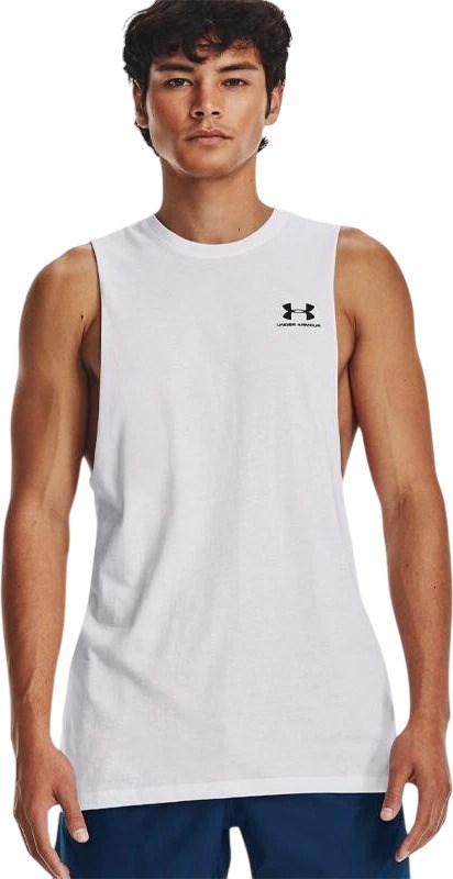 Under Armour Майка Ua Left Chest Cut Off Tank 1329286-100-lst