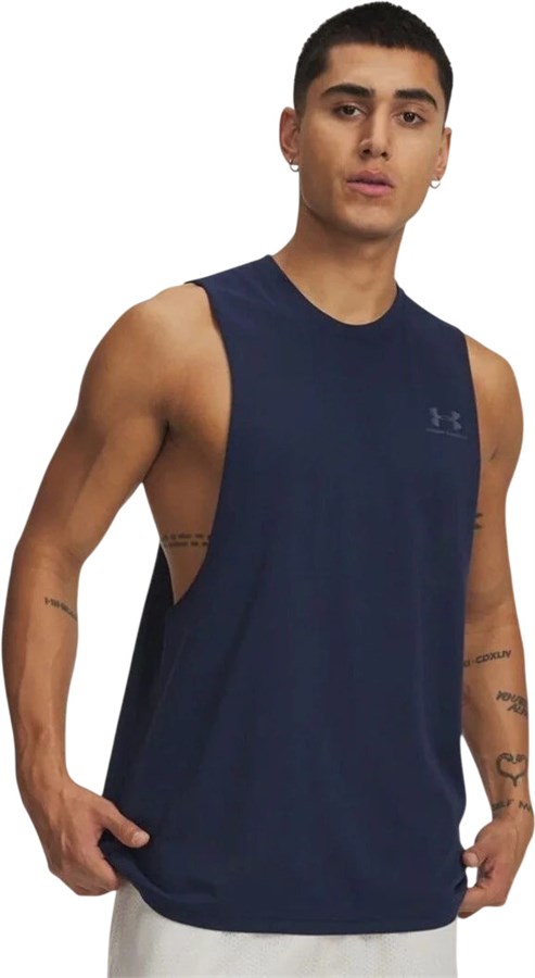Under Armour Майка UA LEFT CHEST CUT OFF TANK 1329286-409-lst