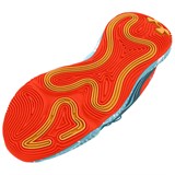 Under Armour Anti Slip Wear Resistant Low Top Basketball Shoes Men's Blue Black Orange 3028339-001