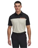 UA Tee To Green Color BlockPolo 1383139-003