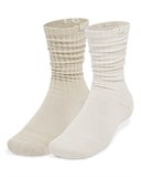 UA Sportstyle Cotton ScrunchUnisex 2-Pack Crew Socks 1390129-279