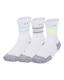 UA ArmourDry® Run CushionUnisex 3-Pack Mid-Crew Socks 1387043-102