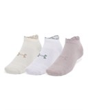 UA EssentialUnisex 3-Pack Low Socks 1382958-009