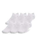UA EssentialUnisex 6-Pack No-Show Socks 1382611-100