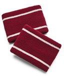 UA Striped Performance TerryUnisex 2-Pack Wristbands 1373119-625