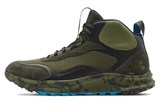 Under Armour Running Shoes Men Mid-Top Green 3024759-300