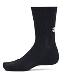 UA Training CottonUnisex 3-Pack Crew Socks 1386311-001