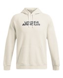UA Rival Fleece Textured GlitchHoodie 1389428-110